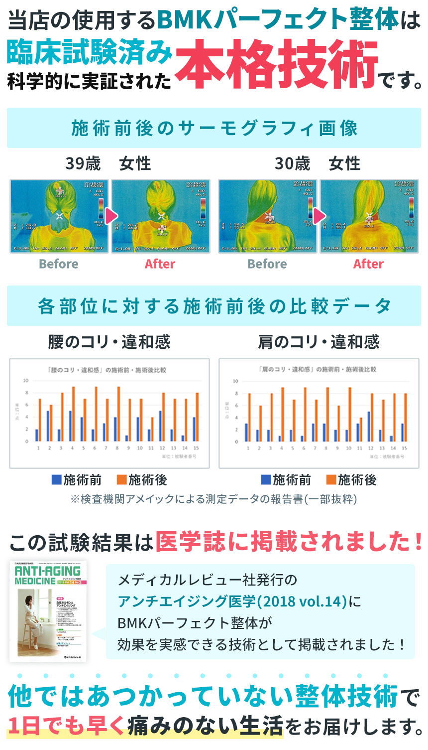 BMKパーフェクト整体について